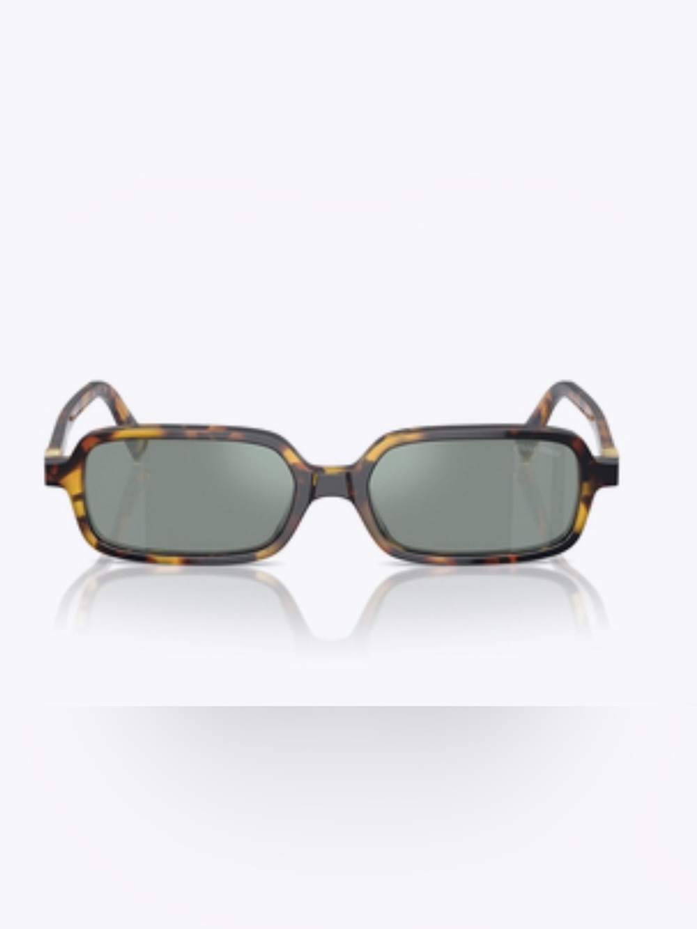 Miu Miu Tortoiseshell Rectangular Sunglasses - SMU11Z
